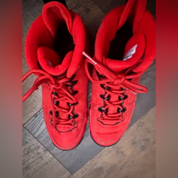 Nike Jordan Youth Air 9 Retro Chile Red Size 4 - Picture 2 of 6